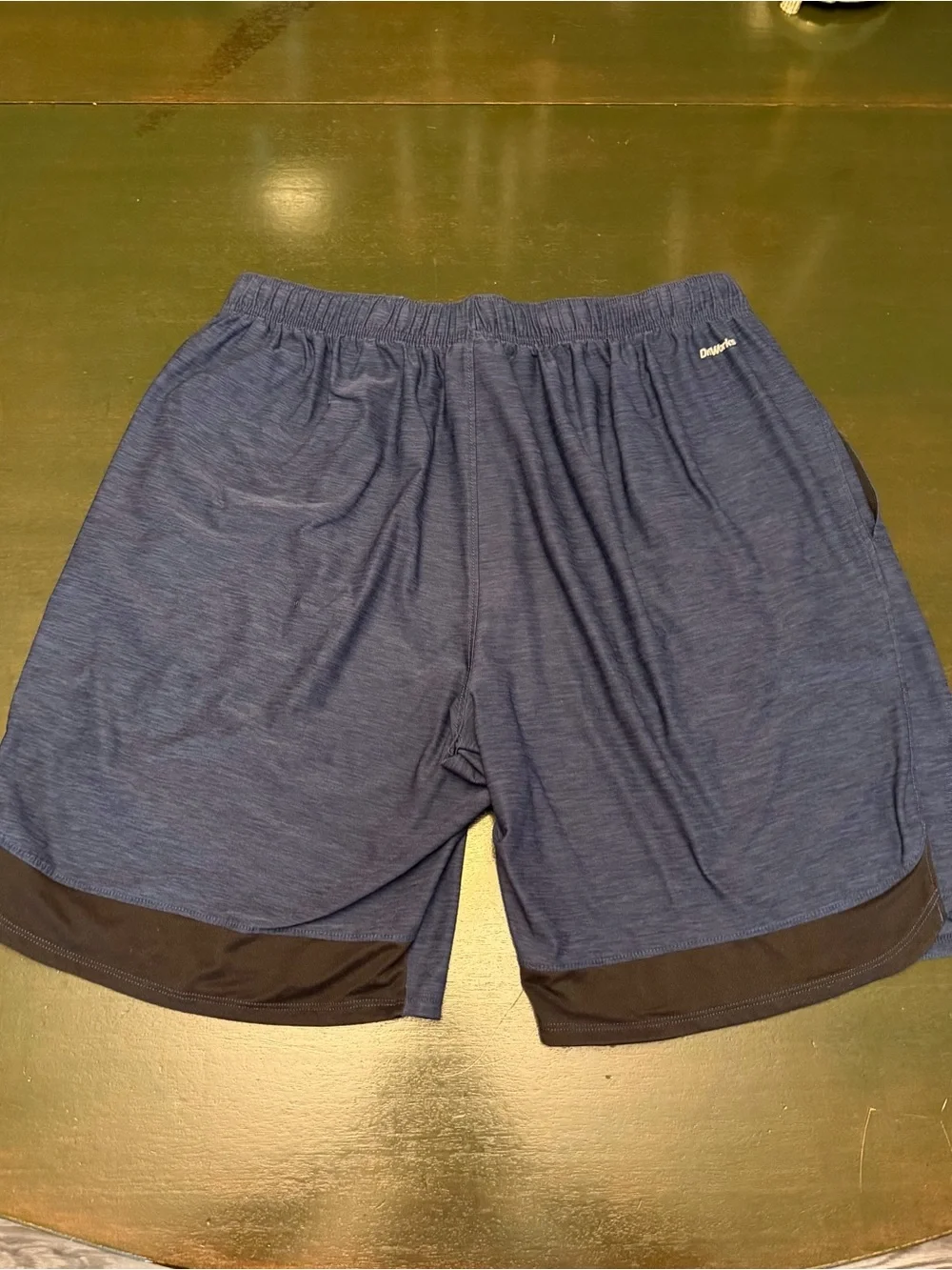 Athletic Works Men's Navy Heather Athletic Shorts